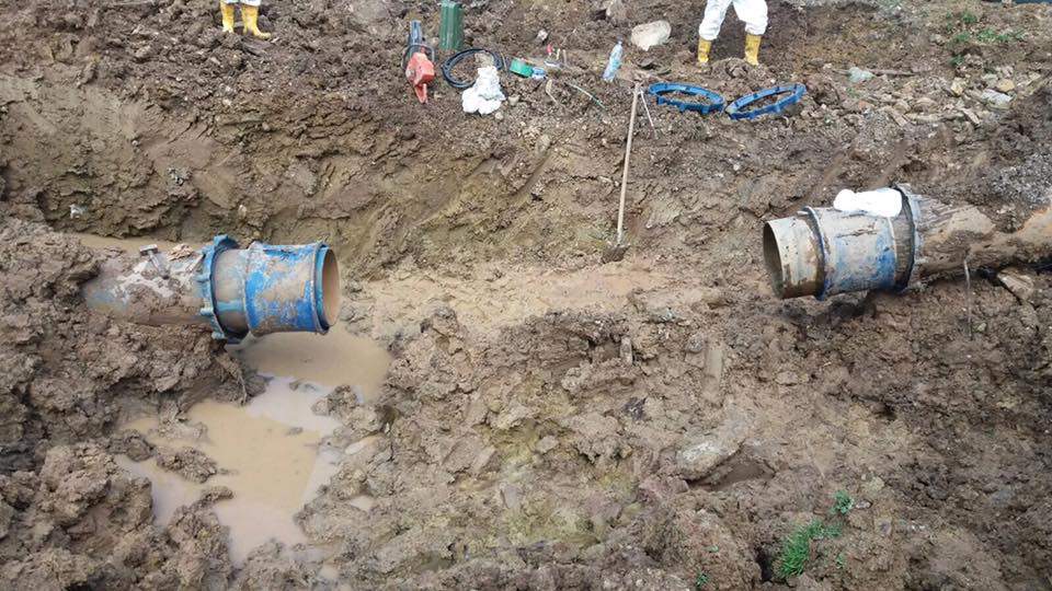 riparazione acquedotto cicugnola oriolo mignone condotta