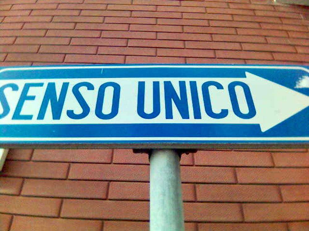 Senso unico Senso unico