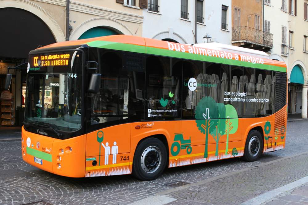 Bus metano gas
