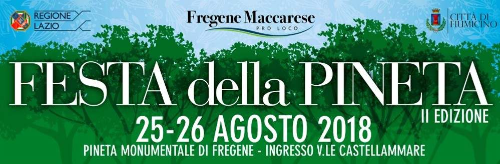 Fregene, il 25 e il 26 agosto la seconda edizione della Festa della Pineta