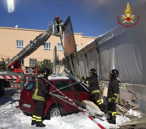 vvf auto danneggiate palagrammarico 2