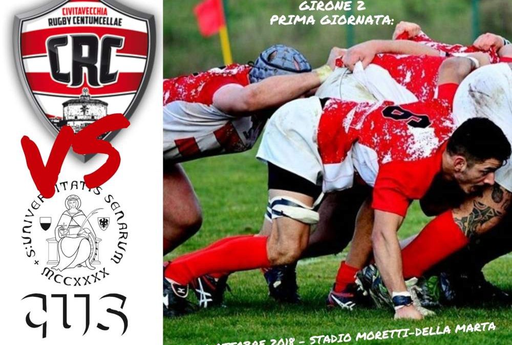 Crc, si parte in casa contro la neopromossa Cus Siena