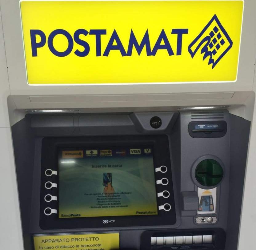 ATM Postamat bancomat poste