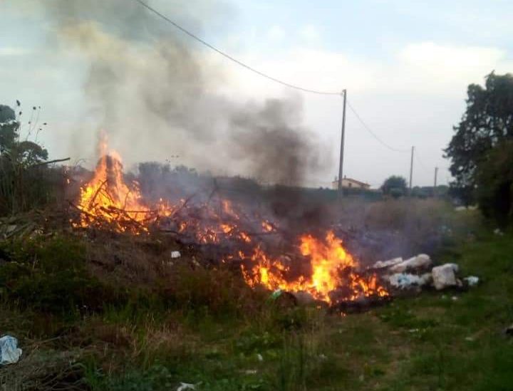 Incendio via Helsinki Prociv Ladispoli Incendio via Helsinki Prociv Ladispoli