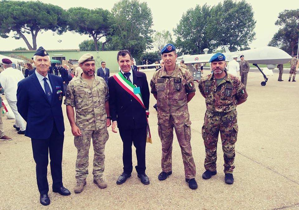 Santa Marinella, prima uscita istituzionale per Pino Galletti presente alla celebrazione del Centenario dell’Aeroporto di Furbara