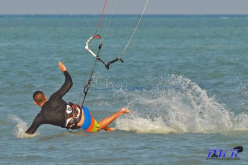 Kitesurf-caduta