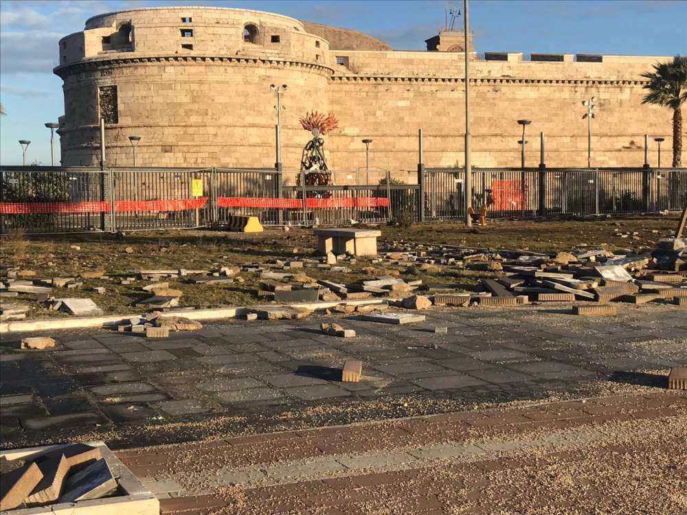 marina devastata forte