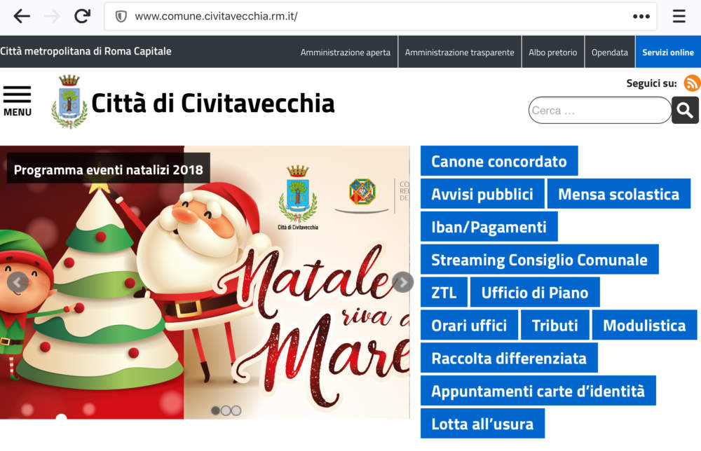 Sito comune civitavecchia Sito comune civitavecchia