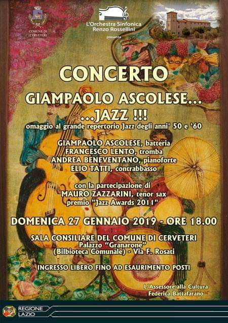 Locandina Giampaolo Ascolese in concerto