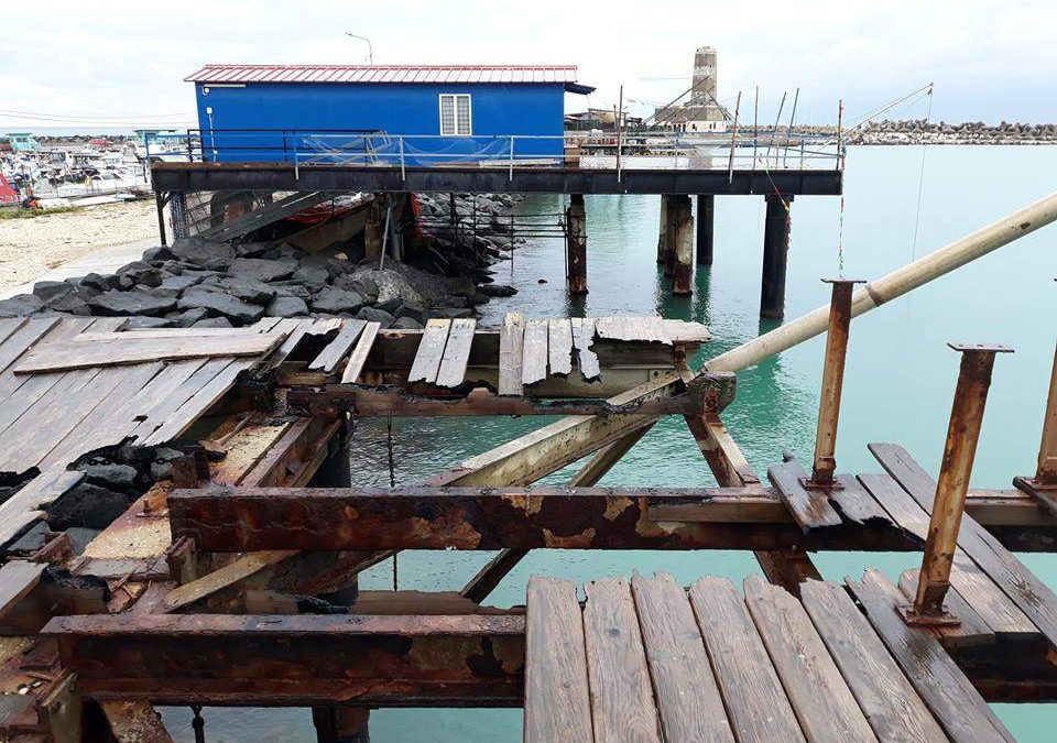 Fiumicino, colletta per ricostruire il Bilancione dei tuffi vandalizzato