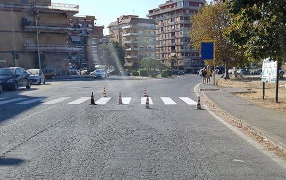 strisce pedonali ladispoli