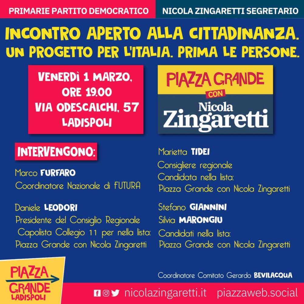 Locandina Vera Piazza Grande Circolo