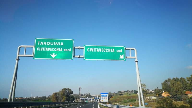 Chiusa una notte Civitavecchia Sud sulla A12