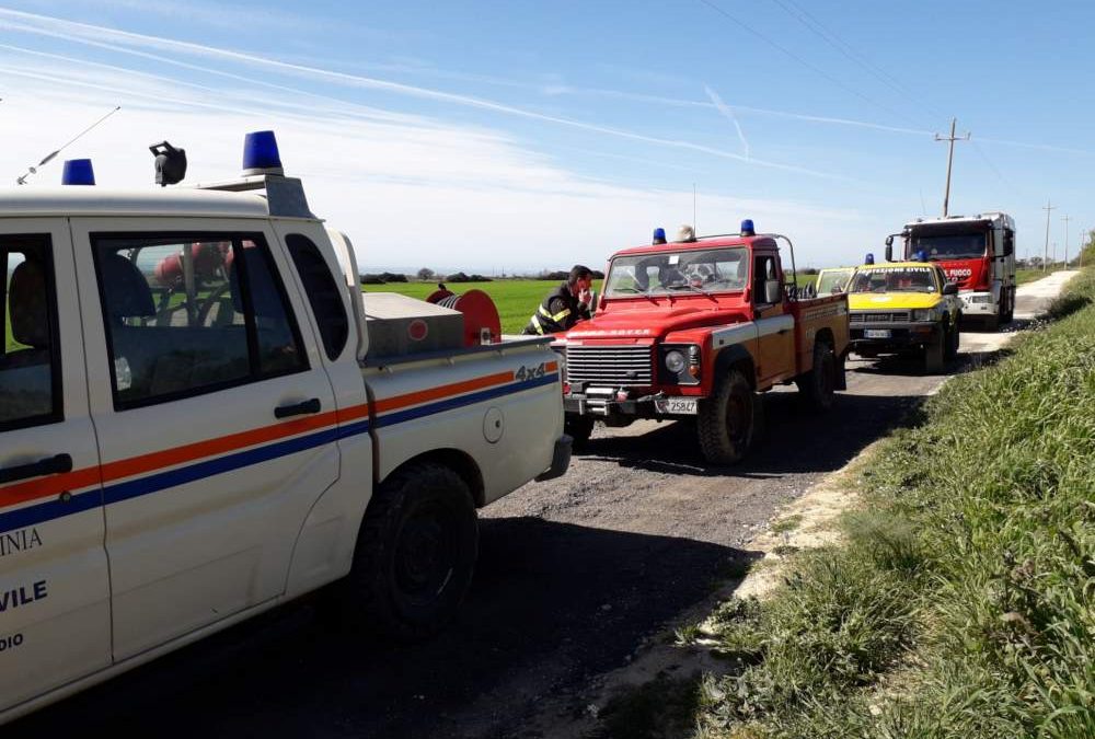 Incendio in loc. Pisciarello a Tarquinia