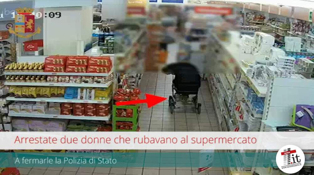 Arrestate donne rubano supermercato