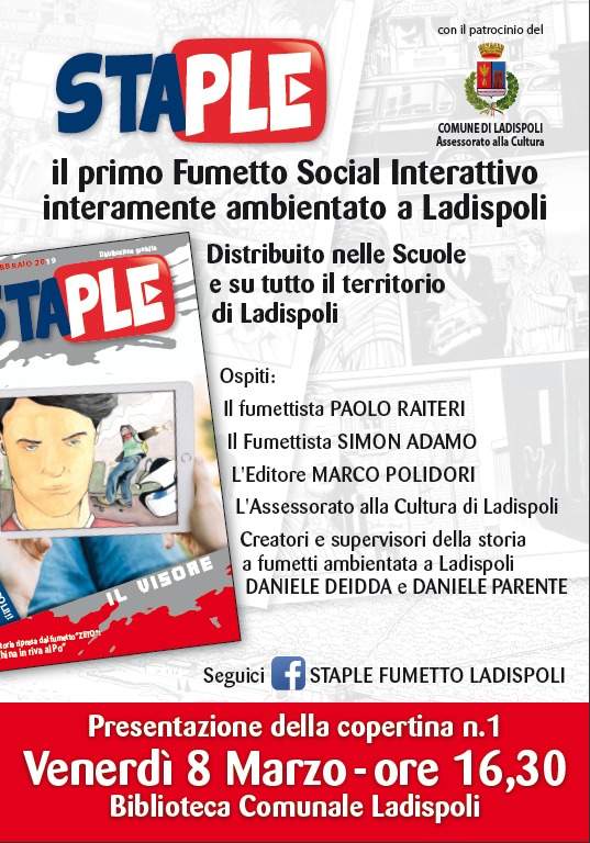 primo fumetto social interattivo "Staple"