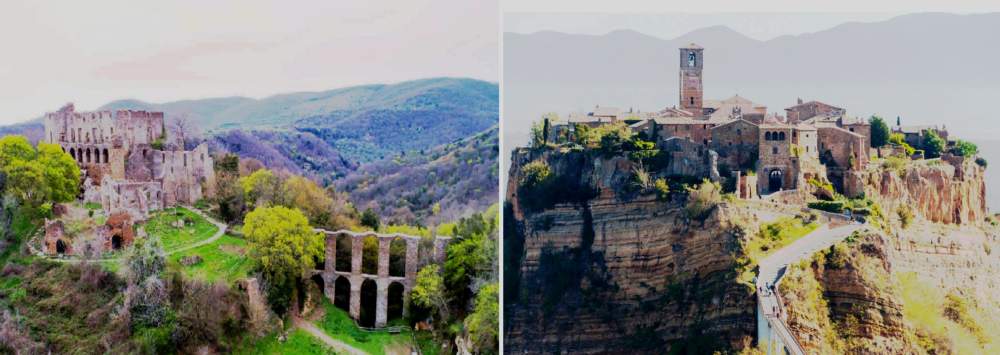 Monterano – Civita di Bagnoregio Monterano - Civita di Bagnoregio