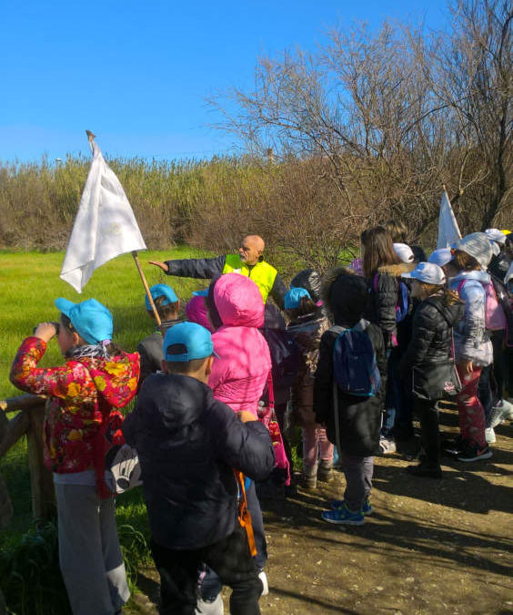 Le classi dell’Istituto Comprensivo Ladispoli 1 , in visita alla Palude di Torre Flavia