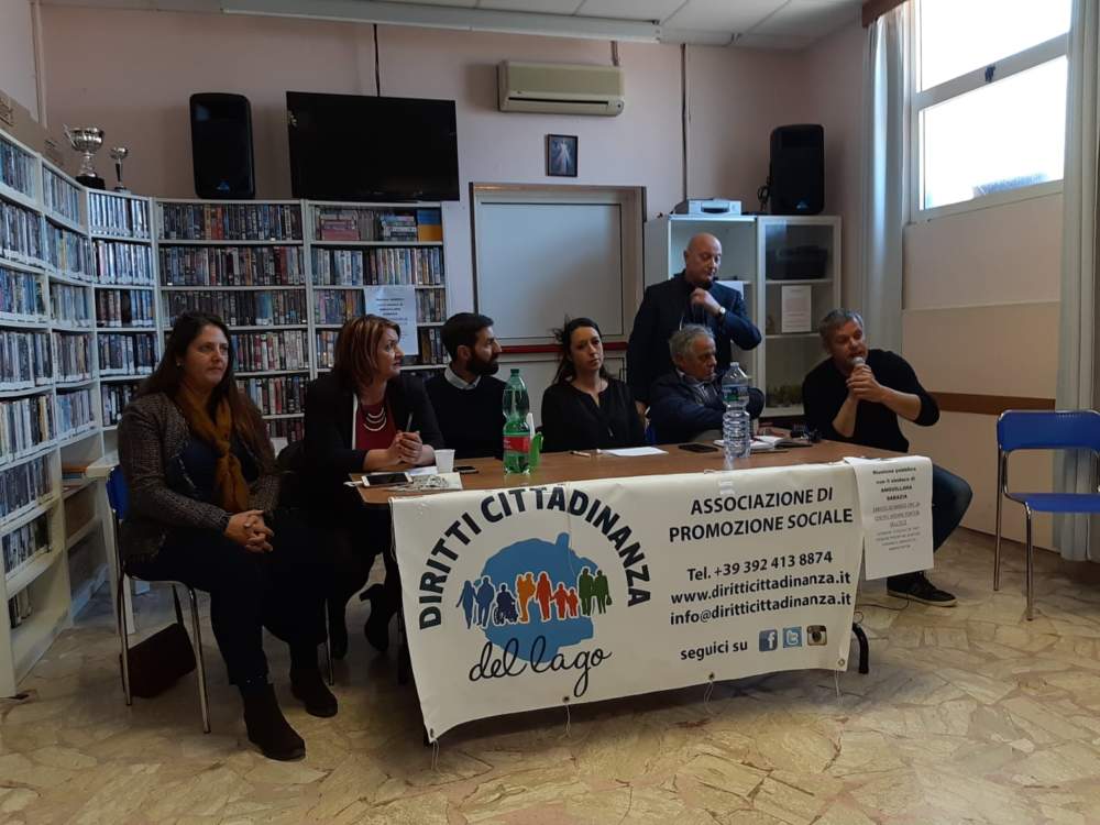 Diritti cittadinanza del lago: riunione pubblica a Ponton dell'Elce