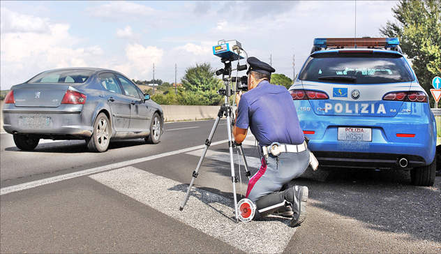 polizia stradale autovelox