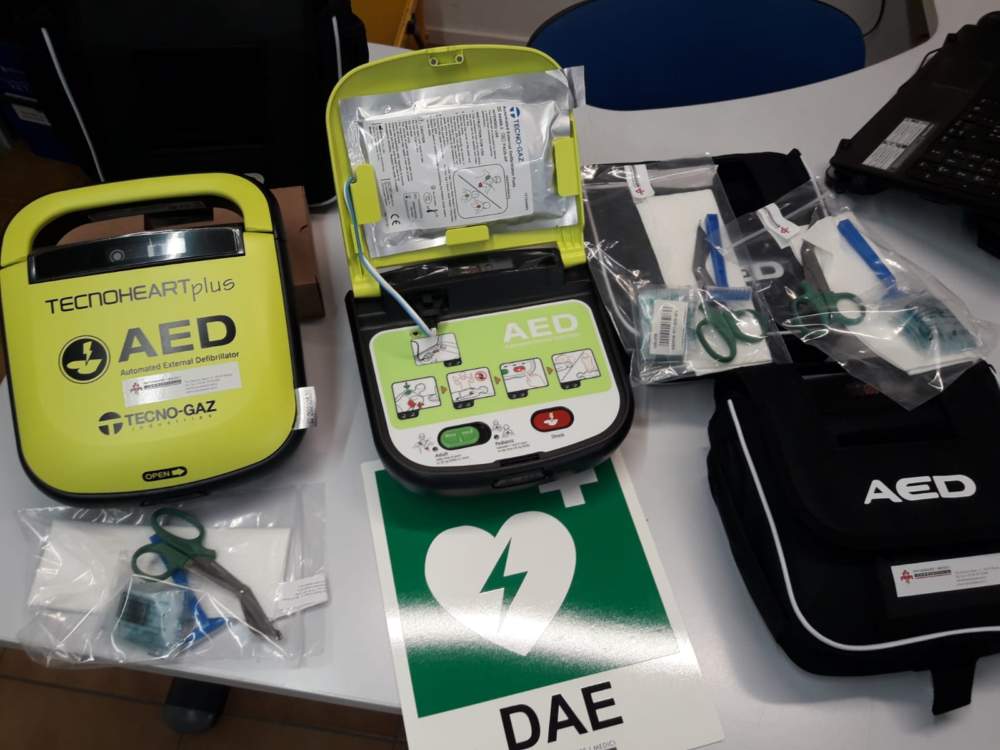 protezione civile cerveteri defibrillatore
