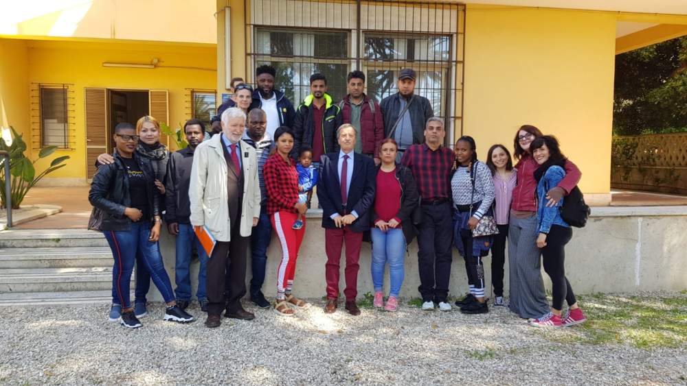 Santa Marinella, Tidei incontra i migranti del progetto Sprar