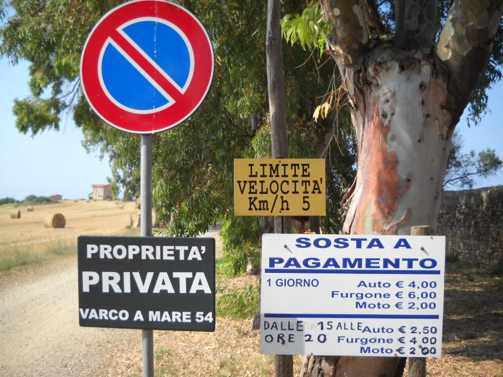 proprietà privata sabbie nere