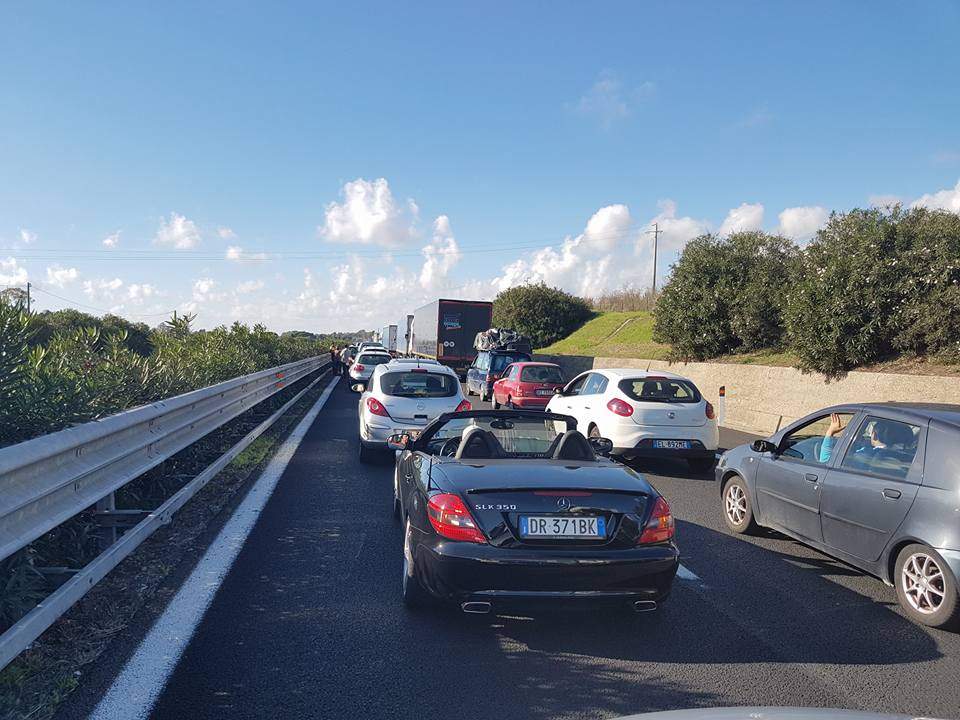 a12 code traffico bloccato