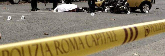 incidente moto polizia roma capitale