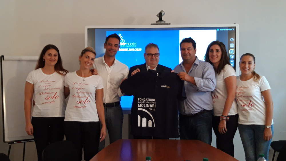 Civitavecchia, Fondazione Molinari e Cosernuoto unti per la onlus