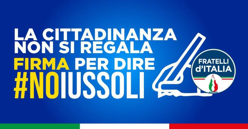 “La cittadinanza non si regala, noa legge Boldrini”