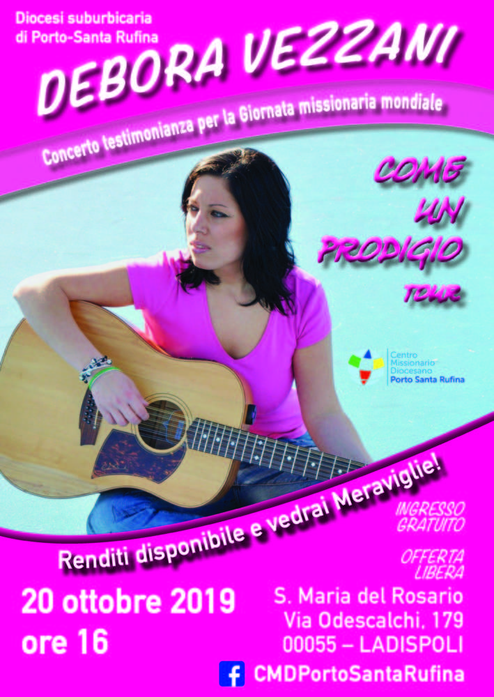 Locandina_Concerto_Vezzani weekend missionario ladispoli