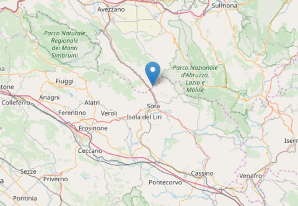 Terremoto a Balsorano