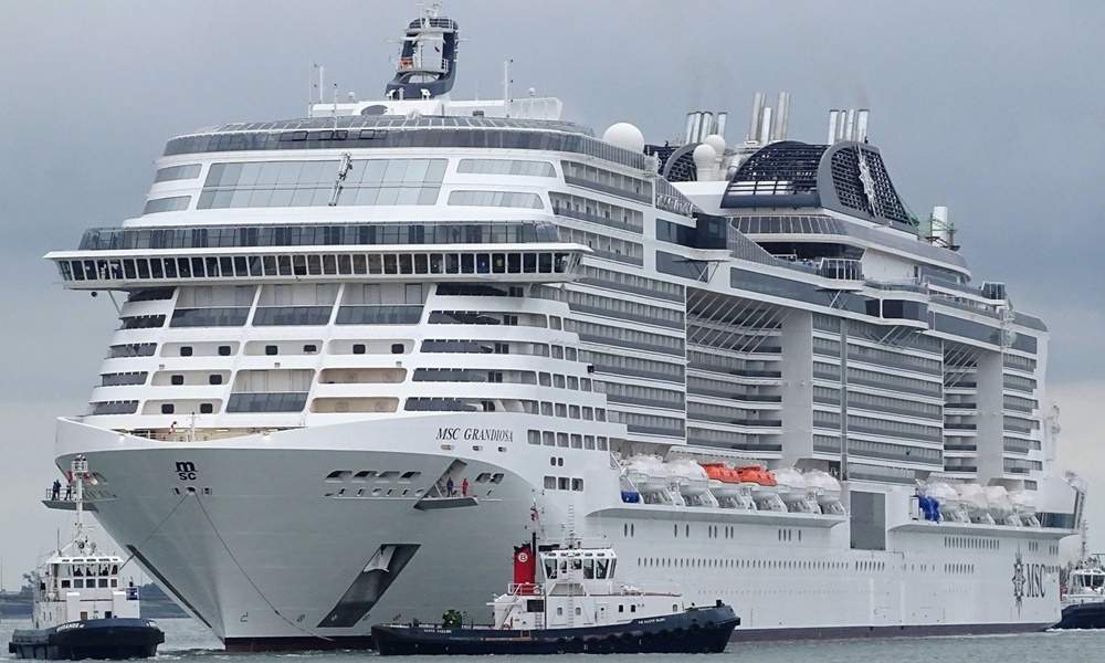 Battezzata l’econave Msc Grandiosa: passerà da Civitavecchia