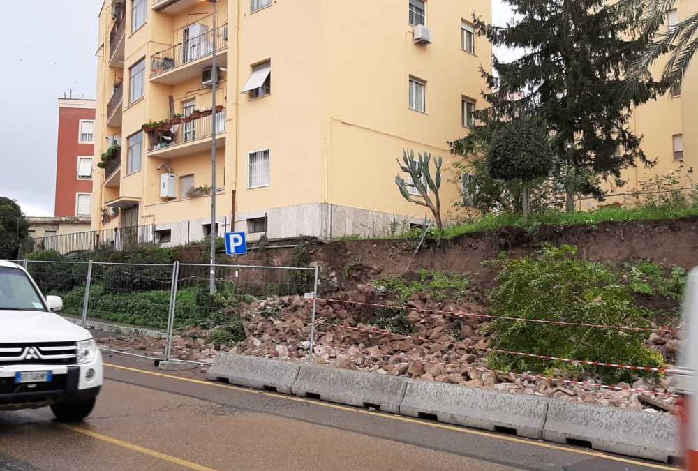Maltempo Civitavecchia, smottata un’altra porzione di muro in via Isonzo. I Verdi: “Il Pincio dica cosa farà”