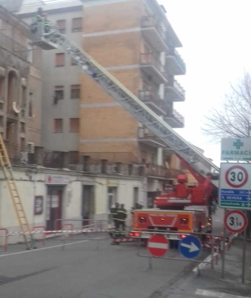 vvf vigili fuoco villetta tolfa crollo