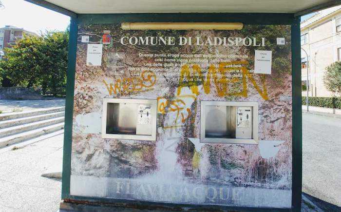 casette acqua ladispoli flavia