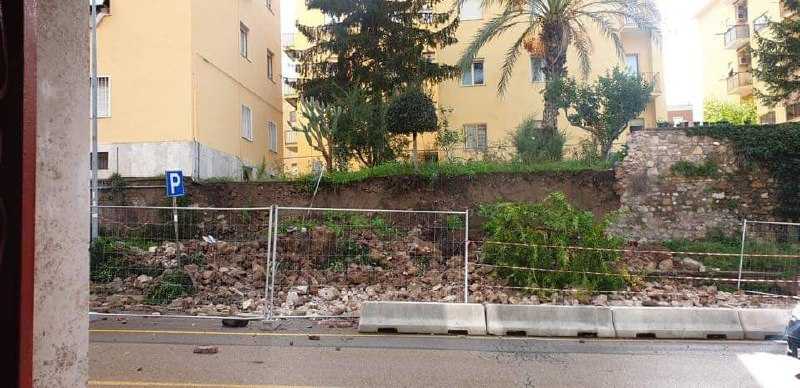 crollo muro via isonzo civitavecchia crollo muro via isonzo civitavecchia