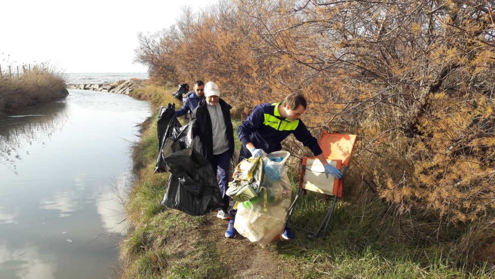 saline Pulizia ingresso Riserva Naturale della Salina di Tarquinia 25012020