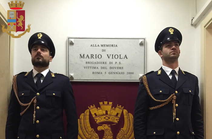 Commissariato San Giovanni: commemorazione brigadiere Mario Viola