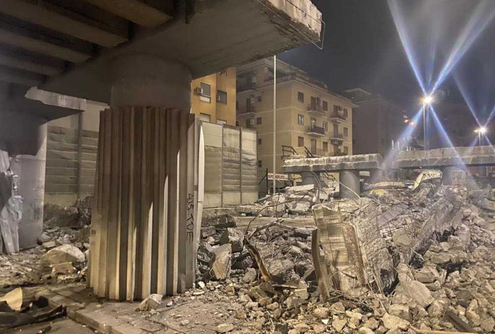 Demolizione Tangenziale Est, Raggi: “Riprendono i lavori”