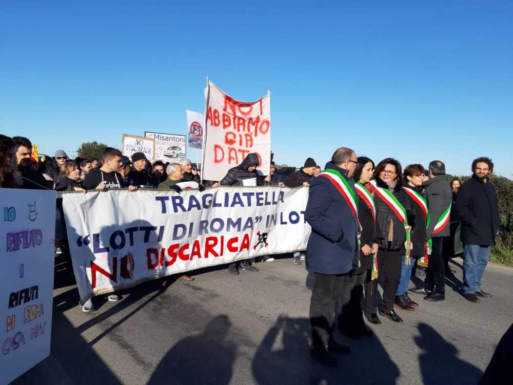 tragliatella discarica monnezza sindaci