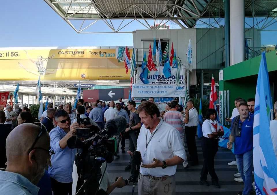 UGL Trasporto Aereo al vetriolo: “Limitato il diritto di sciopero”