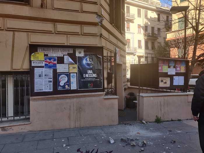 atto vandalico pd lanciani