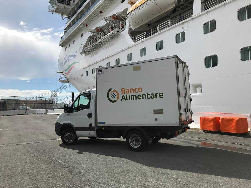 banco alimentare nave crociera