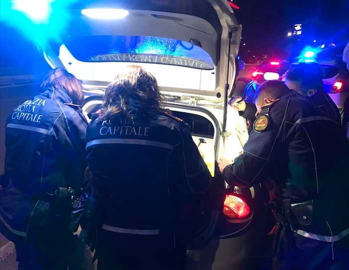 polizia locale roma capitale notte