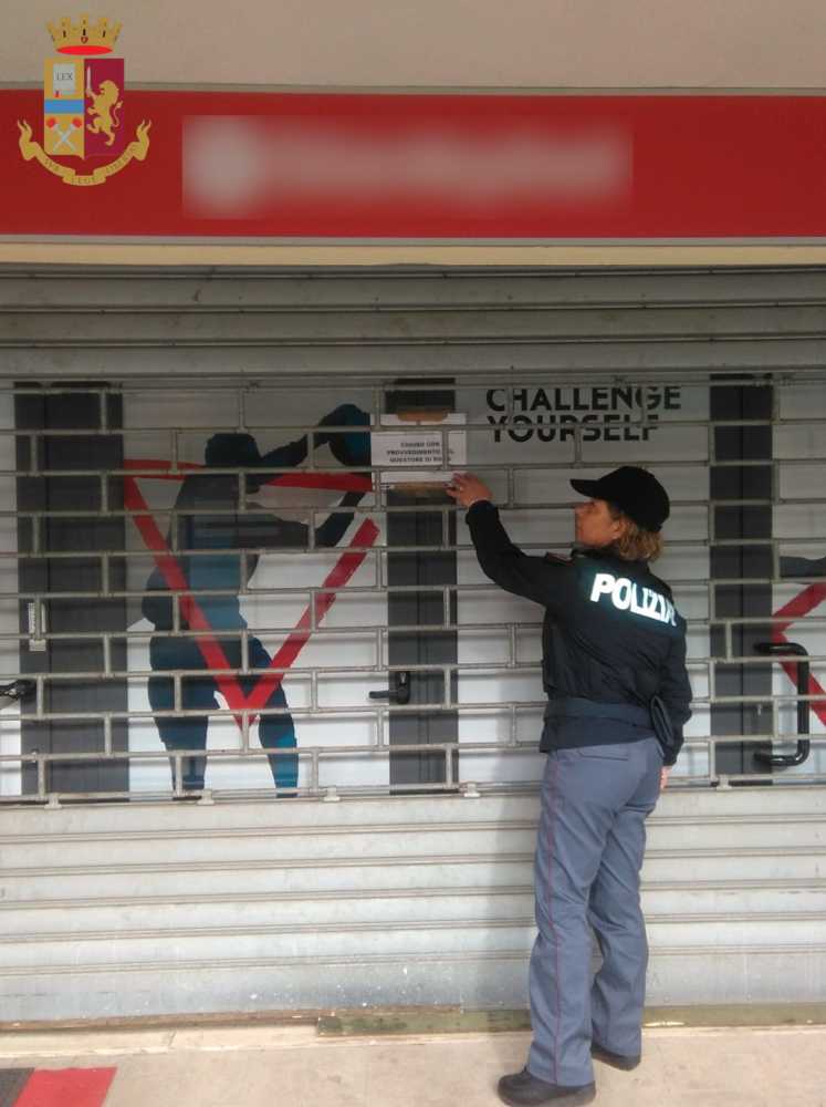 08.03.2020 Civitavecchia chiusura locale sala scommesse bracciano