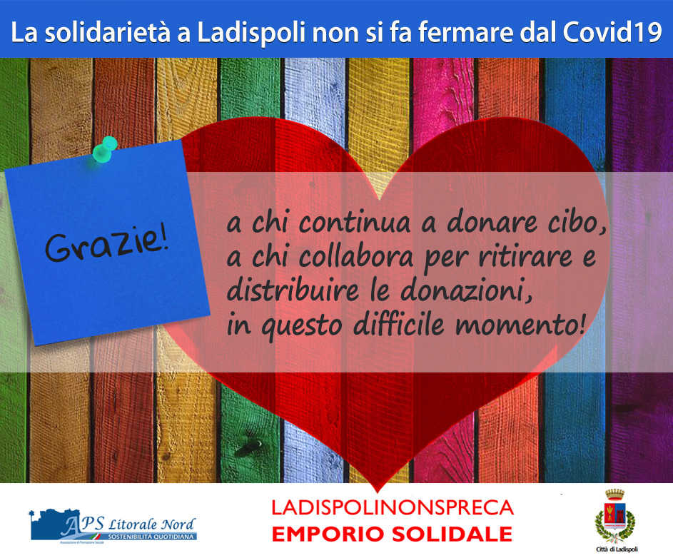La solidarietà degli imprenditori di Ladispoli non si fa fermare dal Covid19