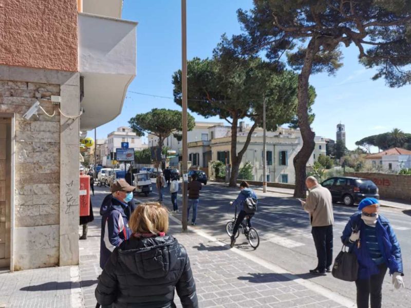 file poste santa marinella mascherine