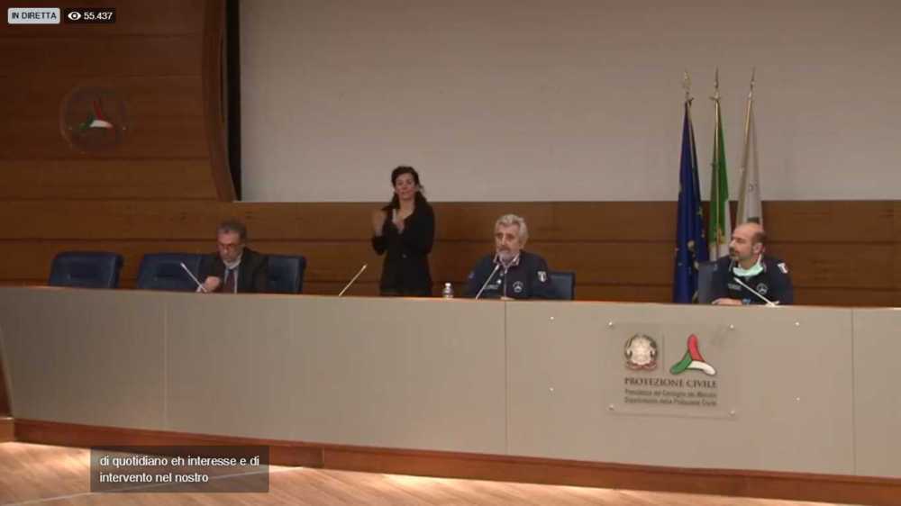 prociv protezione civile conferenza stampa 26marzo